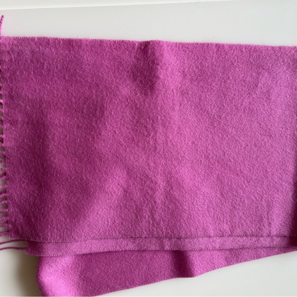 Coach Pink Wool Scarf